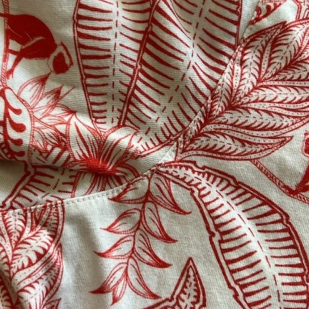 EUC Ted Baker Men’s Red Bengal Floral Print Tee 4